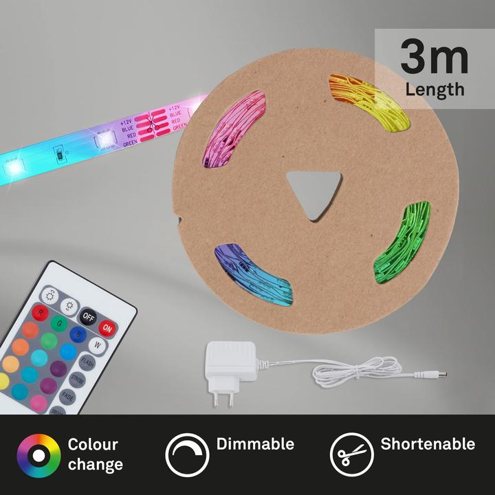 Immagine prodotto Briloner LED Superline (RGB, 300 cm, Interno)