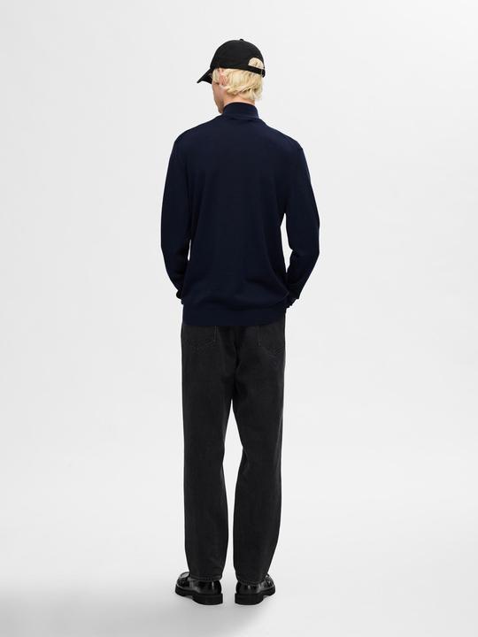 Image du produit Selected Homme Slhtray Ls Knit Merino Half Zip Noos (S)