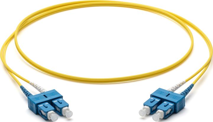 Actual product image Corning Fibre optic patch cable 2x2.0mm 3m yellow F727202G2Z20003M (CAT6a, 3 m)