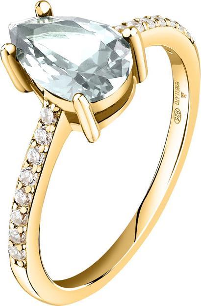 Morellato Elegant gold-plated ring with zircons Tesori SAIW2100 - Circuit: 56 mm (56, 925 Silber)