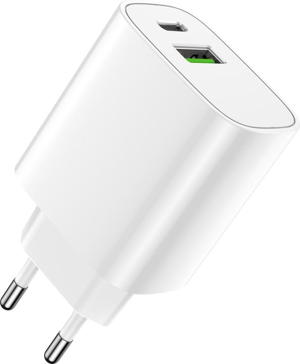 Produktbild Forever Core Forever Wandladegerät 1xUSB QC 3.0 + 1xUSB-C PD 20W LS-04 weiss (20 W)