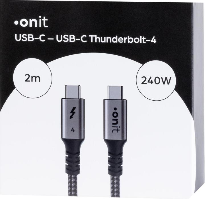Produktbild Onit USB C – USB C (2.20 m, USB 4.0)
