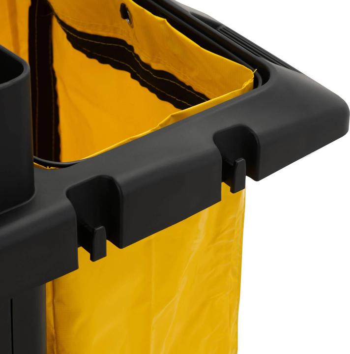 Image du produit Ulsonix Chariot de ménage - verrouillable - 250 kg - 6 étagères - 2 sacs nylon