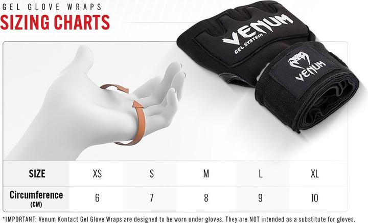 Actual product image Venum Gel Kontact Quick Wraps (S)
