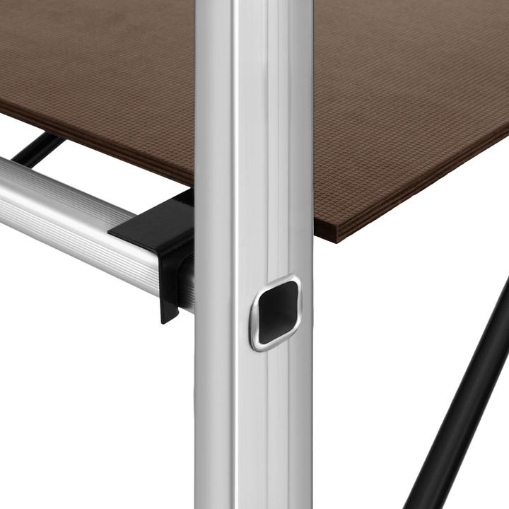 Produktbild tectake Mehrzweckleiter (Plattformleiter, 160 cm)