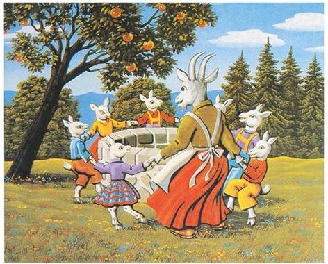 Produktbild Goki Holzblock Puzzle-Märchen (20 Teile)