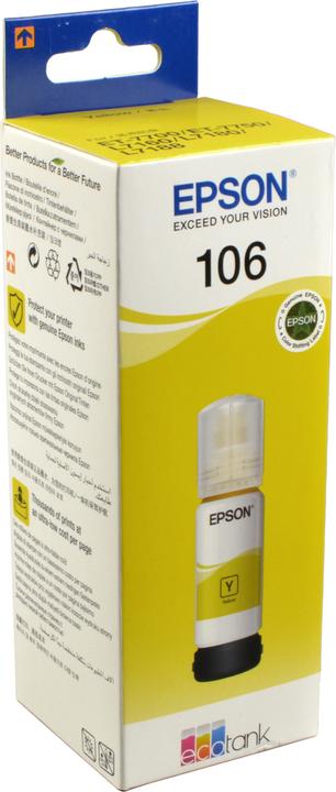 Productafbeelding Epson 106 EcoTank inkt (Y)
