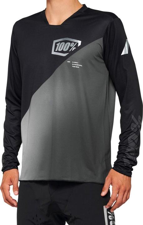Immagine prodotto 100% Maglia a maniche lunghe Unknown, r-core-x, nero/grigio (XXL)