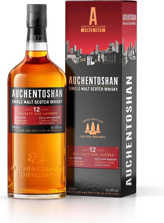 Auchentoshan 12 Years (Single Malt, Scotch Whisky, 1 x 70 cl)