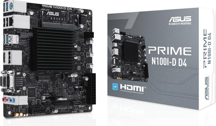 Immagine prodotto ASUS Prime N100I-D D4 (NA (CPU integrata), Mini-ITX)