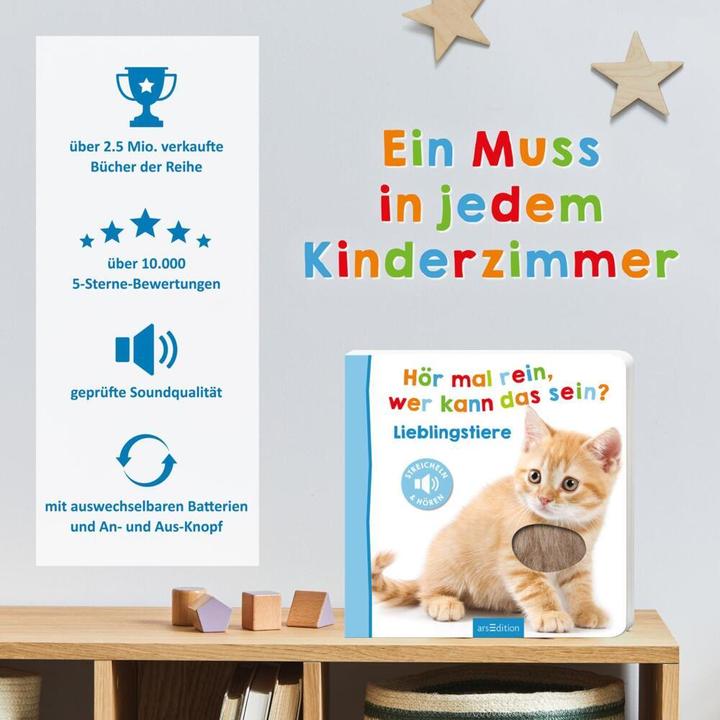 Actual product image Listen, who could that be? Favorite Animals (German)