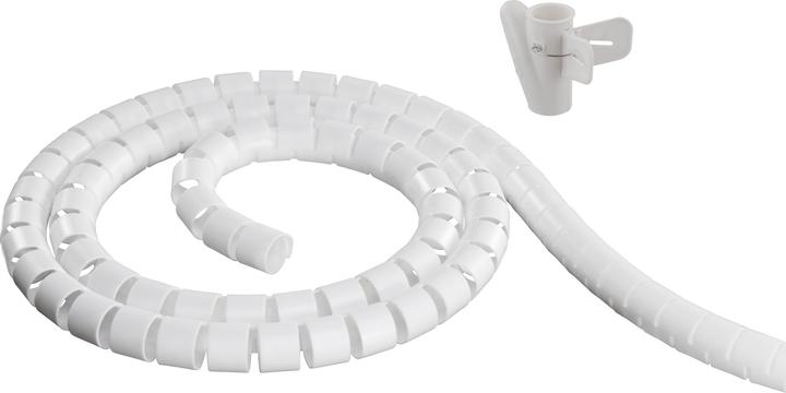 Deltaco LDR04 cable organizer Desk/Wall Cable flex tube Blanc 1 pc(s) (Trou de câble, 500 cm)
