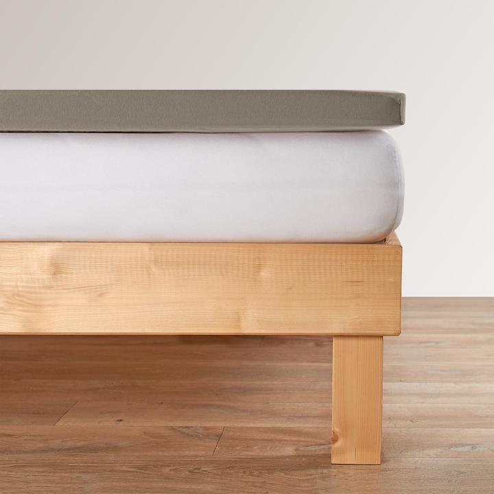 Actual product image BettwarenShop Topper Spannbetttuch (200x200 cm, 180x200 cm)