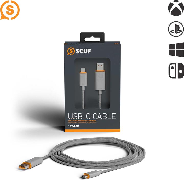 Immagine prodotto Scuf Cavo USB-C da 2 m (Xbox Serie S, PS5, Xbox One S, Xbox One X, Xbox Series X)