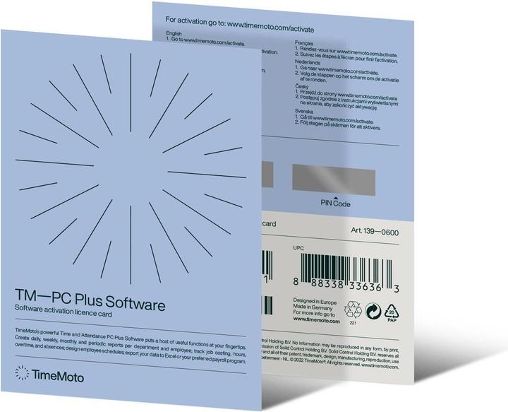 Produktbild Safescan TimeMoto PC Plus Software