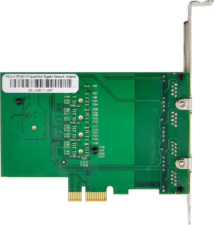 Immagine prodotto InLine Quad Gigabit Netzwerkkarte (Ethernet)