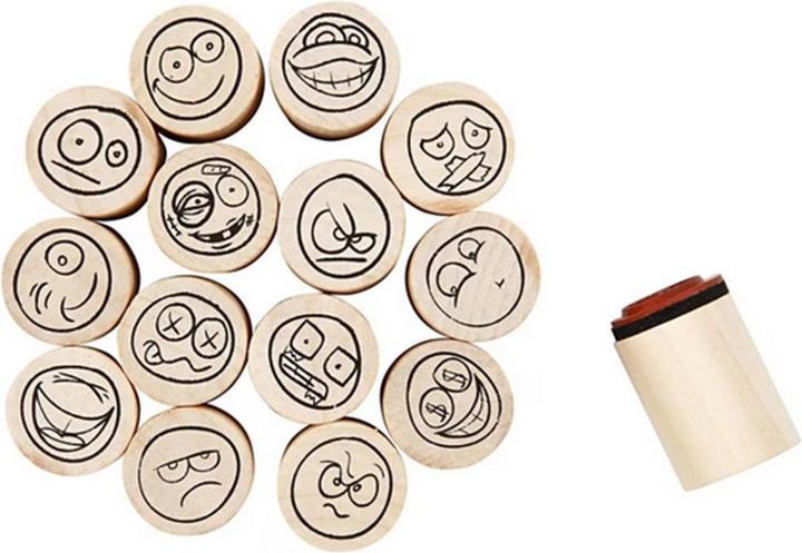 Produktbild Creativ Company Stempel Holz 15 Stück