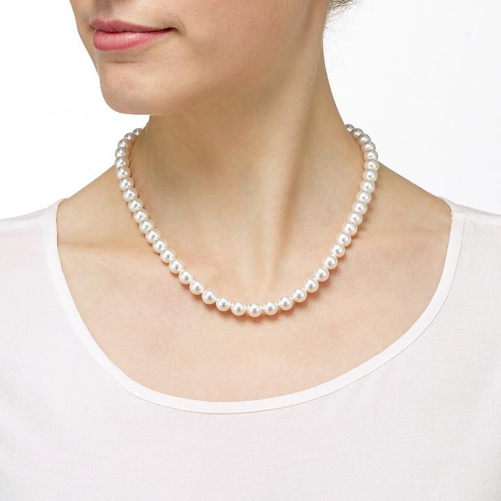 Immagine prodotto Heideman Collana di perle n. 8 argento lucido opaco (100% acciaio inossidabile)