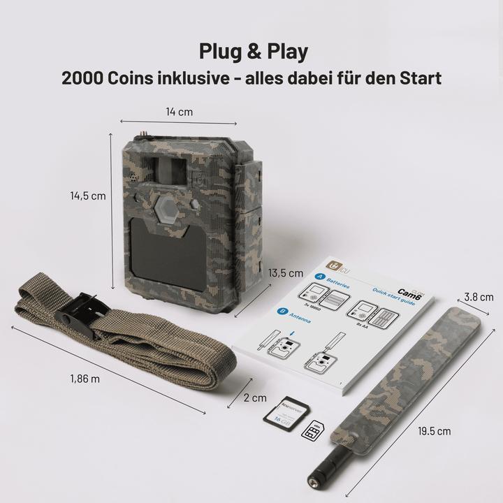 Produktbild ICUserver ICU CLOM Cam6 Wildkamera Camouflage