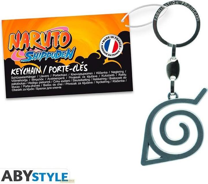Actual product image ABYstyle NARUTO SHIPPUDEN - Keychain 3D Konoha MADE IN FRANCE X2