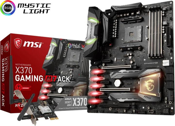 Produktbild MSI X370 Gaming M7 Ack (AM4, AMD X370, ATX)