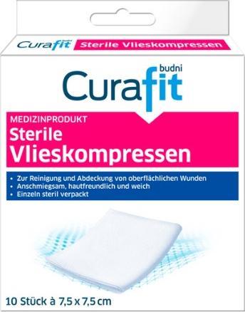 Produktbild MGA Curafit, sterile Kompressen 7,5 x 7,5 cm 10 Teile