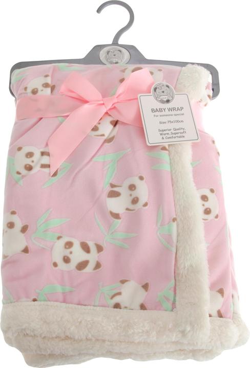 Produktbild Snuggle Baby BabyWickeltuch mit PandaDesign (75 x 100 cm)