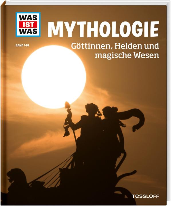 Actual product image Tessloff WAS IST WAS Band 146 Mythologie. Göttinnen, Helden und magische Wesen (German, Dr Andrea Schaller, 2023)