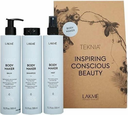 Actual product image Lakmé Lakme Tkn Retail Pack Body Maker: Shampoo 300ml + Balm 300ml + Mist 300ml (300 ml, Liquid shampoo)
