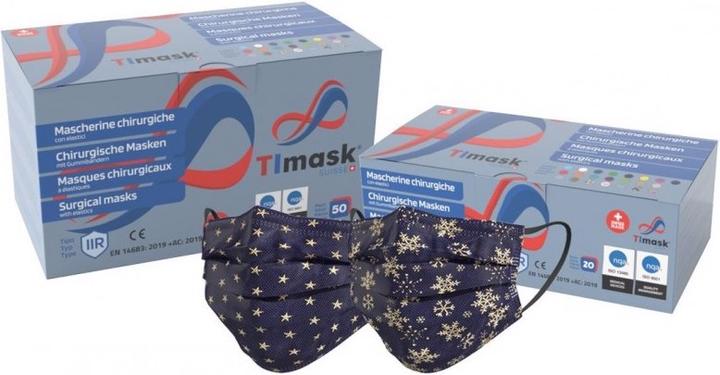 Image du produit Timask Masque jetable édition de Noël (50 pcs) (Type IIR, 50 x)