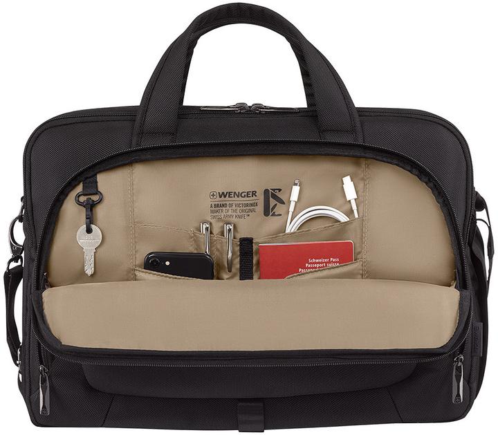 Actual product image Wenger Meteor Brief 16 - 17" Laptop-Tasche mit Tablet-Fach - schwarz (17")