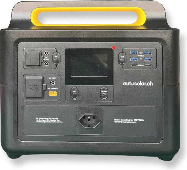Image du produit Autosolar Générateur solaire 1200 Swiss Edition (1228 Wh, 15.50 kg)