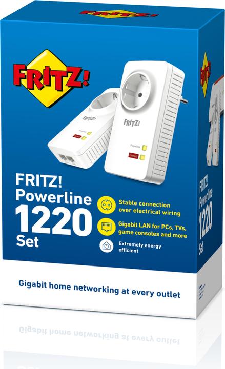 Immagine prodotto AVM FRITZ!Powerline 1220 Set International (1200 Mbit/s)