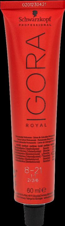 Actual product image Schwarzkopf Professional Igora Royal Take Over 8-211 (8-21 Light Blonde Ash Cendré)