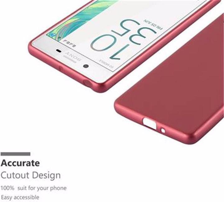 Image du produit Cadorabo Couverture métallique mate TPU (Sony Xperia X)