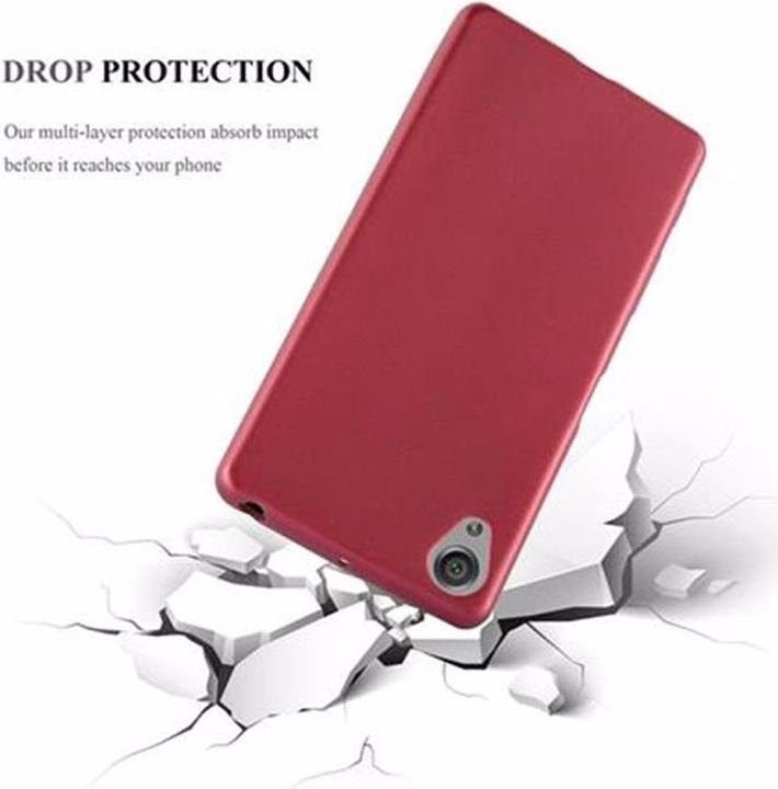 Image du produit Cadorabo Couverture métallique mate TPU (Sony Xperia X)