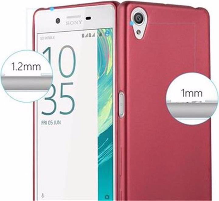Image du produit Cadorabo Couverture métallique mate TPU (Sony Xperia X)