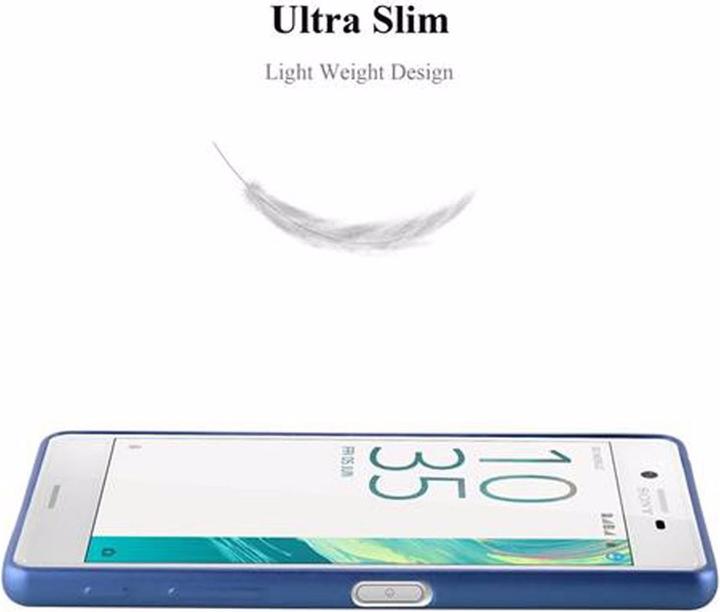 Actual product image Cadorabo TPU Matt Metallic Cover (Sony Xperia X)
