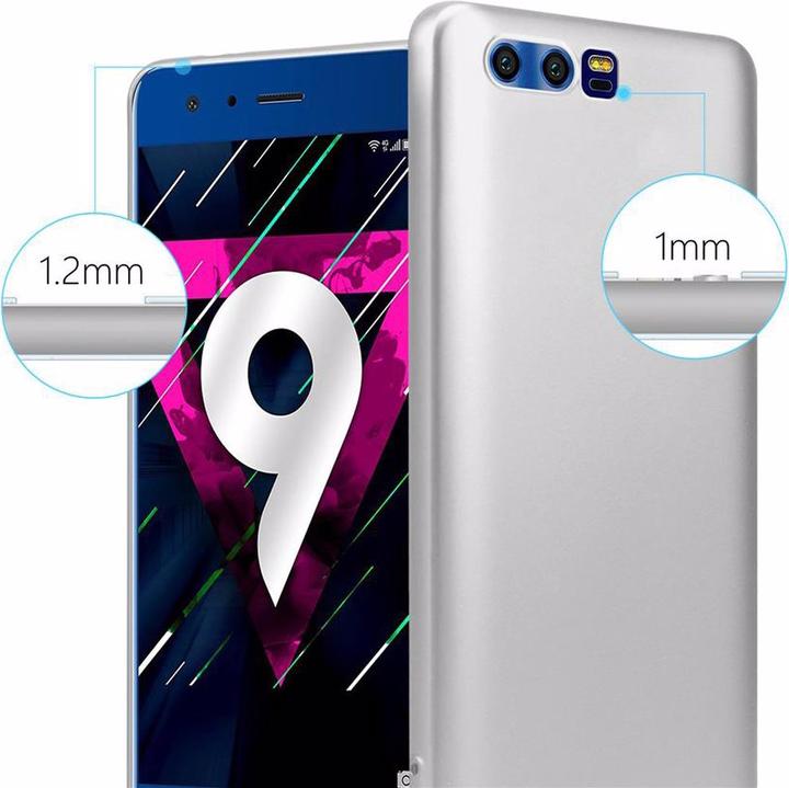 Image du produit Cadorabo Couverture métallique mate TPU (Honor 9)