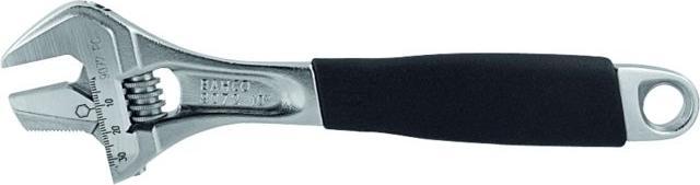 Actual product image Bahco ERGO adjustable spanner, with rubberised handle and adjustable jaw - 33 mm (33 mm)