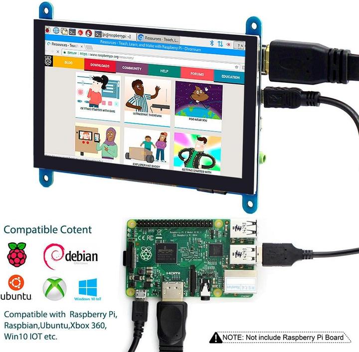 Produktbild Elecrow Mini-Monitor für Raspberry Pi RC050