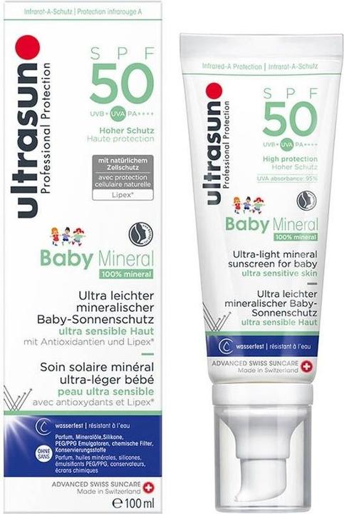 Ultrasun Baby Mineral (Sonnencreme, SPF 50, 100 ml, 154 g)