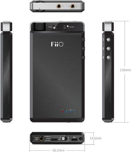 Actual product image FiiO Kunlun E18 (USB-DAC, Bass Boost, gain switch, Powerbank)