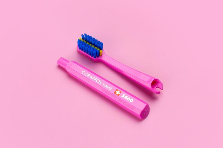 Actual product image Curaprox CS 5460 Travel Set Ortho refill pink (Soft, 2 x)