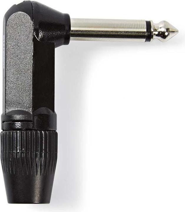 Actual product image JTI Audiostecker | Abgewinkelt | Männlich | Vernickelt | Löten | Kabeleingangsdurchmesser: 8,0 mm | Alum
