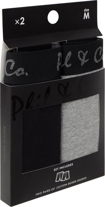 Immagine prodotto Phil & Co. Berlin Boxer lungo retrò (L, Confezione da 2)