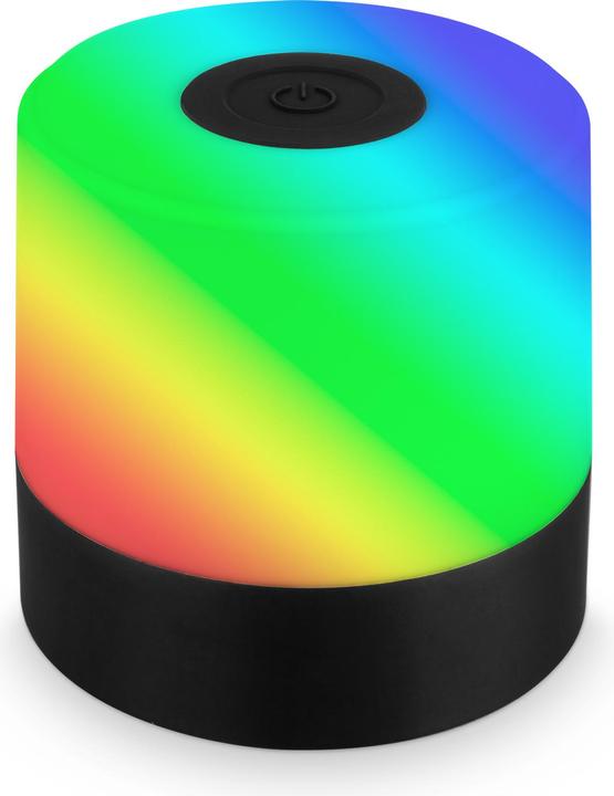Actual product image Briloner Battery RGB LED table lamp, black, 1xLED/1,5W (100 lm)