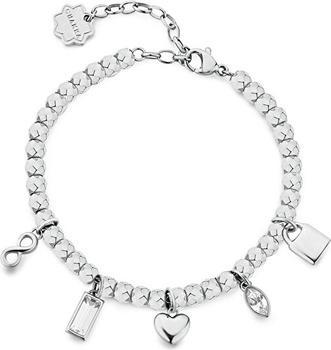 Actual product image Brosway Romantic Beaded Bracelet With Chakra Pendants Bhkb249