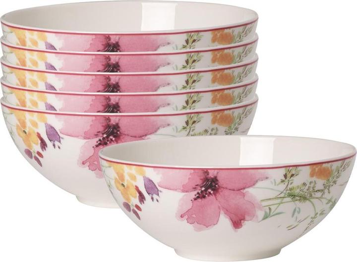 Produktbild Villeroy & Boch Multipack Mariefleur Basic Schälchen - 6 Stück (12.90 cm, 0.20 l, 6 x)