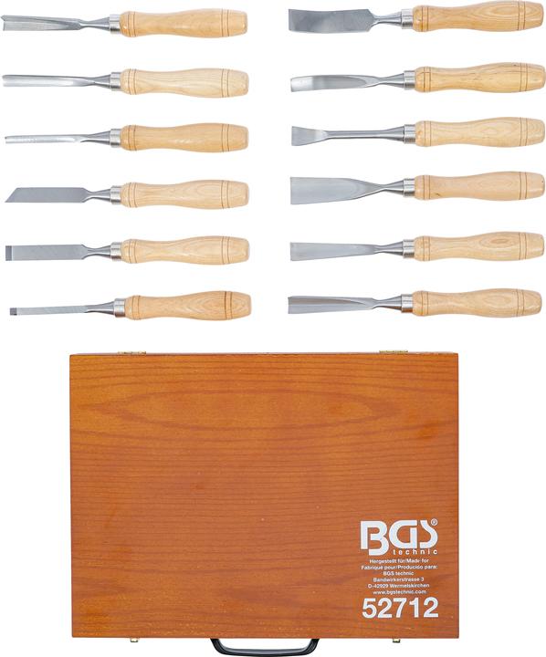 Actual product image BGS Chisel Set 12 pcs. (12 mm)